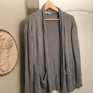 Bundle of two open cardigans with pockets